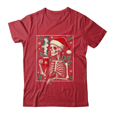Christmas Skeleton Hot Cocoa Scary Spooky Xmas Holiday Shirt & Sweatshirt | teecentury