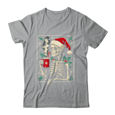 Christmas Skeleton Hot Cocoa Scary Spooky Xmas Holiday Shirt & Sweatshirt | teecentury