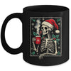 Christmas Skeleton Hot Cocoa Scary Spooky Xmas Holiday Mug | teecentury