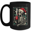 Christmas Skeleton Hot Cocoa Scary Spooky Xmas Holiday Mug | teecentury