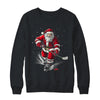 Christmas Sports Santa Playing Ice Hockey Xmas Men Women Shirt & Sweatshirt | teecentury