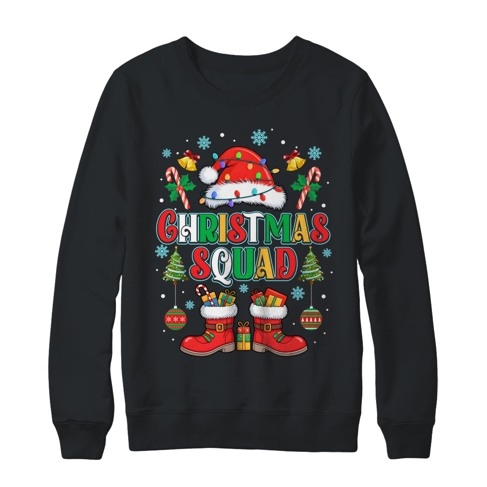 Christmas Squad Xmas Christmas Family Matching Kids Friend Shirt & Sweatshirt | teecentury