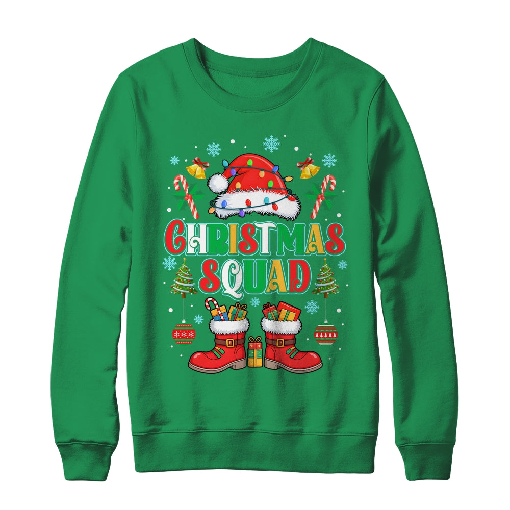 Christmas Squad Xmas Christmas Family Matching Kids Friend Shirt & Sweatshirt | teecentury