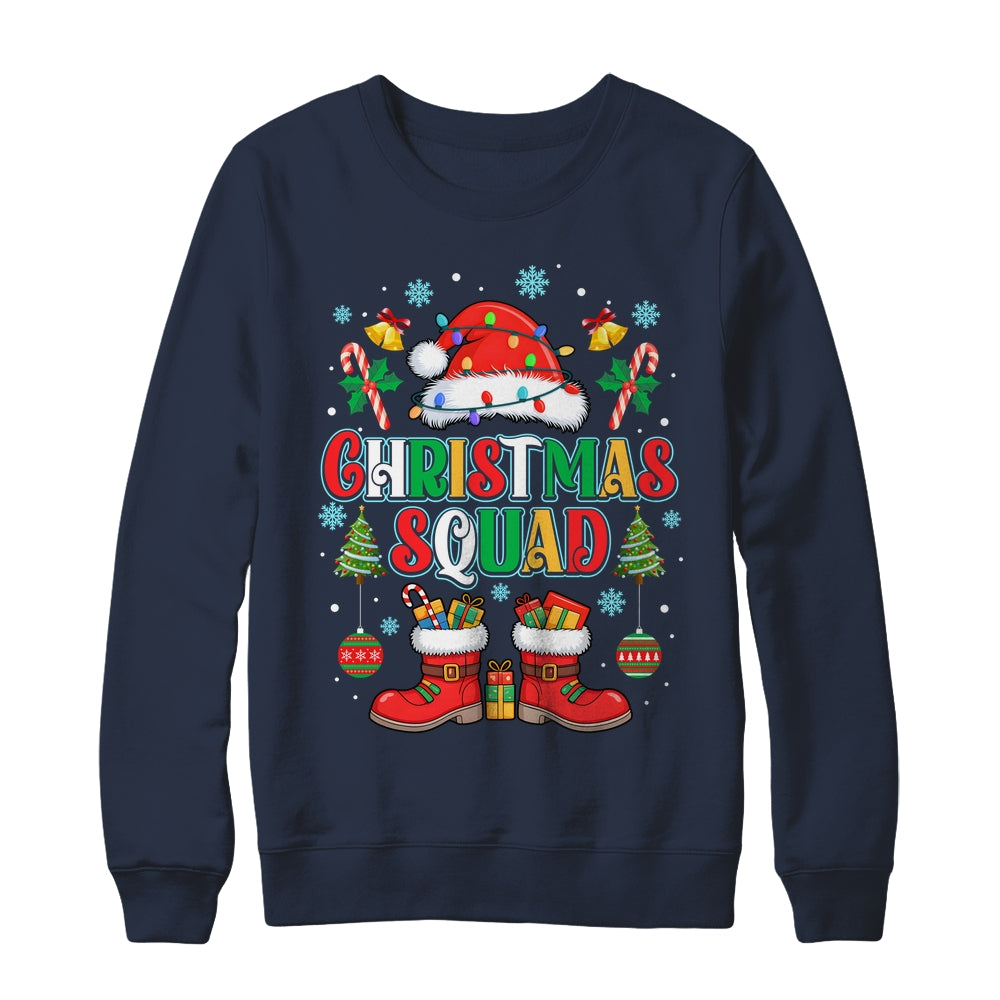 Christmas Squad Xmas Christmas Family Matching Kids Friend Shirt & Sweatshirt | teecentury