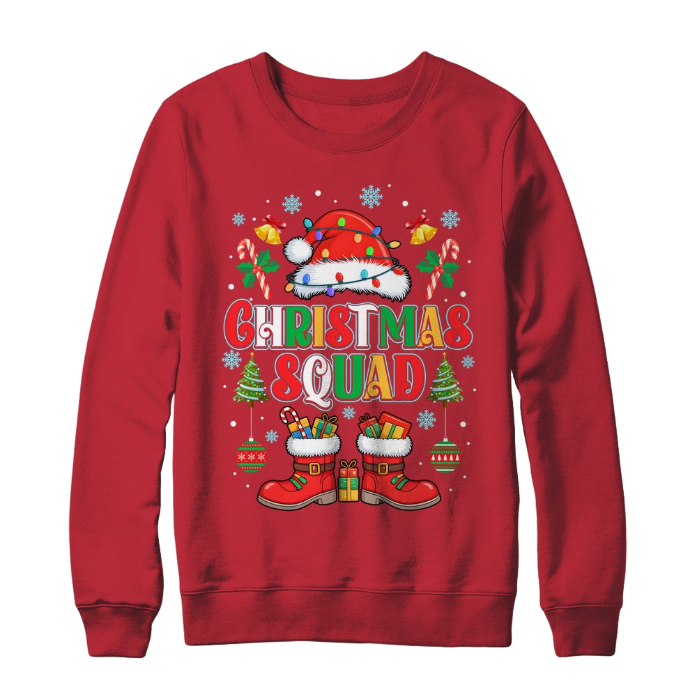 Christmas Squad Xmas Christmas Family Matching Kids Friend Shirt & Sweatshirt | teecentury