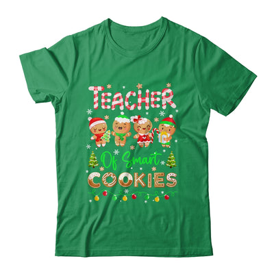Christmas Teacher Of Smart Cookies Funny Cute Gingerbread Shirt & Sweatshirt | teecentury