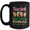 Christmas Teacher Of Smart Cookies Funny Cute Gingerbread Mug | teecentury