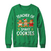 Christmas Teacher Of Smart Cookies Gingerbreads Holiday Xmas Shirt & Sweatshirt | teecentury