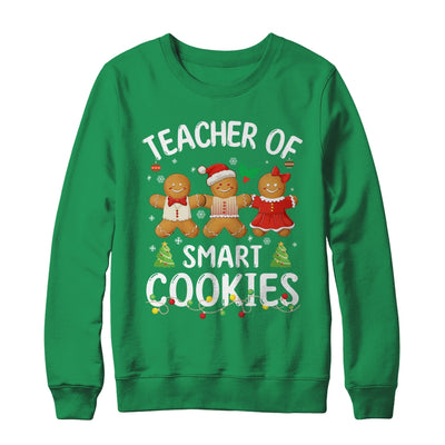 Christmas Teacher Of Smart Cookies Gingerbreads Holiday Xmas Shirt & Sweatshirt | teecentury