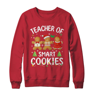 Christmas Teacher Of Smart Cookies Gingerbreads Holiday Xmas Shirt & Sweatshirt | teecentury
