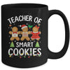 Christmas Teacher Of Smart Cookies Gingerbreads Holiday Xmas Mug | teecentury