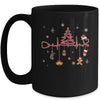 Christmas Tree Heartbeat Funny Christmas Nursing Costume Mug | teecentury