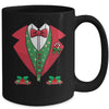 Christmas Tuxedo Funny Christmas Santa Tuxedo Xmas Mug | teecentury