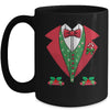 Christmas Tuxedo Funny Christmas Santa Tuxedo Xmas Mug | teecentury