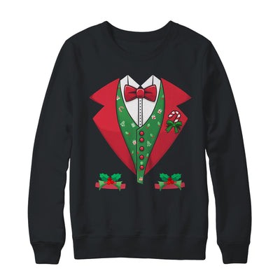 Christmas Tuxedo Funny Christmas Santa Tuxedo Xmas Shirt & Sweatshirt | teecentury