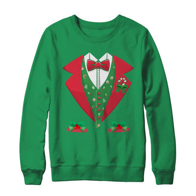 Christmas Tuxedo Funny Christmas Santa Tuxedo Xmas Shirt & Sweatshirt | teecentury