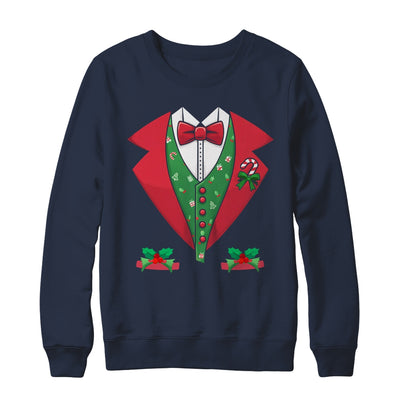 Christmas Tuxedo Funny Christmas Santa Tuxedo Xmas Shirt & Sweatshirt | teecentury