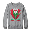 Christmas Tuxedo Funny Christmas Santa Tuxedo Xmas Shirt & Sweatshirt | teecentury