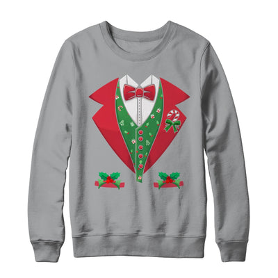 Christmas Tuxedo Funny Christmas Santa Tuxedo Xmas Shirt & Sweatshirt | teecentury
