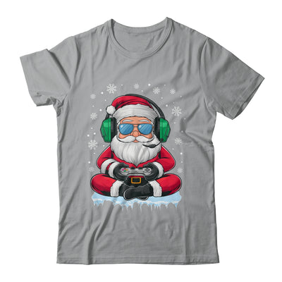Christmas Xmas Boys Men Video Game Santa Claus Funny Shirt & Sweatshirt | teecentury