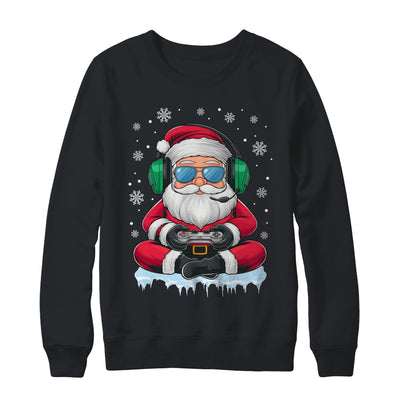 Christmas Xmas Boys Men Video Game Santa Claus Funny Shirt & Sweatshirt | teecentury