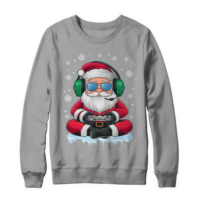 Christmas Xmas Boys Men Video Game Santa Claus Funny Shirt & Sweatshirt | teecentury