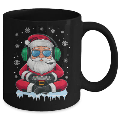 Christmas Xmas Boys Men Video Game Santa Claus Funny Mug | teecentury