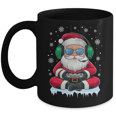 Christmas Xmas Boys Men Video Game Santa Claus Funny Mug | teecentury