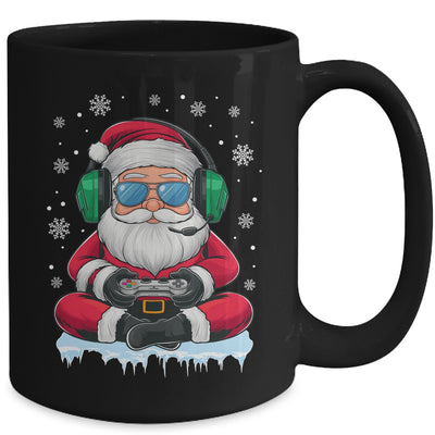 Christmas Xmas Boys Men Video Game Santa Claus Funny Mug | teecentury