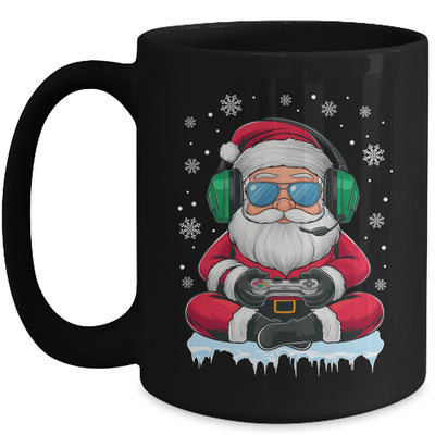Christmas Xmas Boys Men Video Game Santa Claus Funny Mug | teecentury