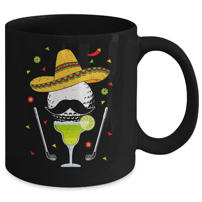 Cinco De Mayo Golf Ball With Sombrero And Margarita Golfer Mug | teecentury