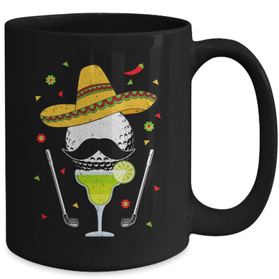 Cinco De Mayo Golf Ball With Sombrero And Margarita Golfer Mug | teecentury