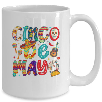 Cinco De Mayo Party Mexican Lets Fiesta Mama Sombrero Taco Mug | teecentury