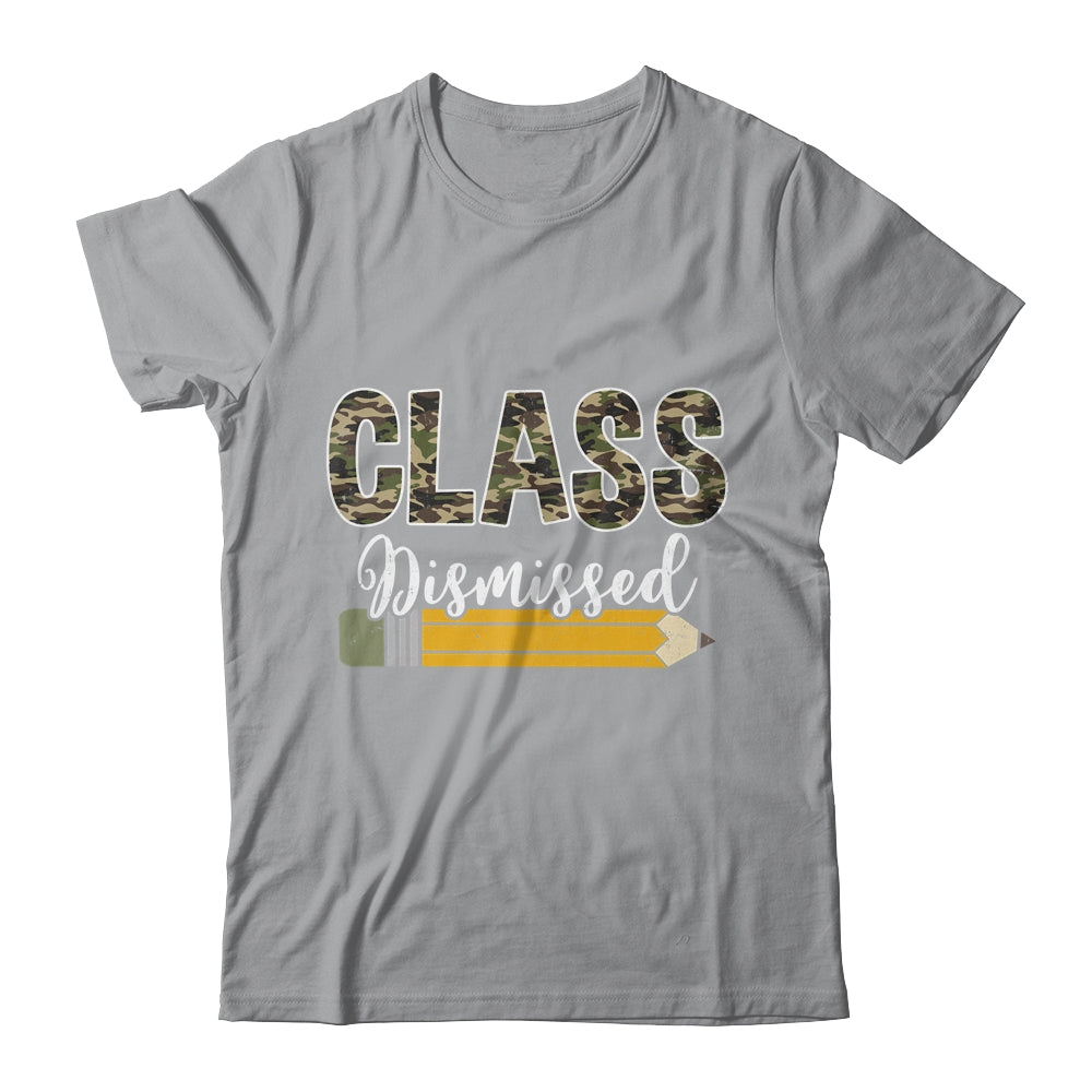 Class Dismissed Last Day Of School Camouflage Graduation Boy Shirt & Hoodie | teecentury