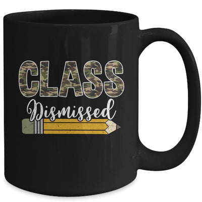 Class Dismissed Last Day Of School Camouflage Graduation Boy Mug | teecentury