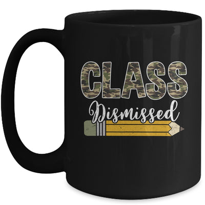 Class Dismissed Last Day Of School Camouflage Graduation Boy Mug | teecentury
