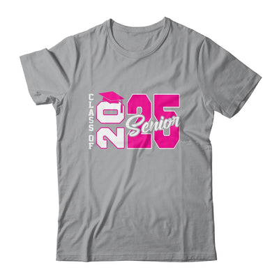 Class Of 2025 Senior 2025 Graduation 2025 Back To School Pink Shirt & Hoodie | teecentury