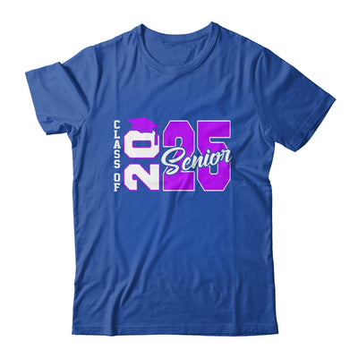 Class Of 2025 Senior 2025 Graduation 2025 Back To School Purple Shirt & Hoodie | teecentury