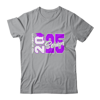 Class Of 2025 Senior 2025 Graduation 2025 Back To School Purple Shirt & Hoodie | teecentury