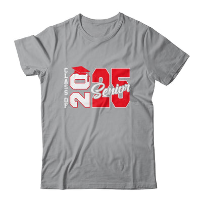 Class Of 2025 Senior 2025 Graduation 2025 Back To School Red Shirt & Hoodie | teecentury