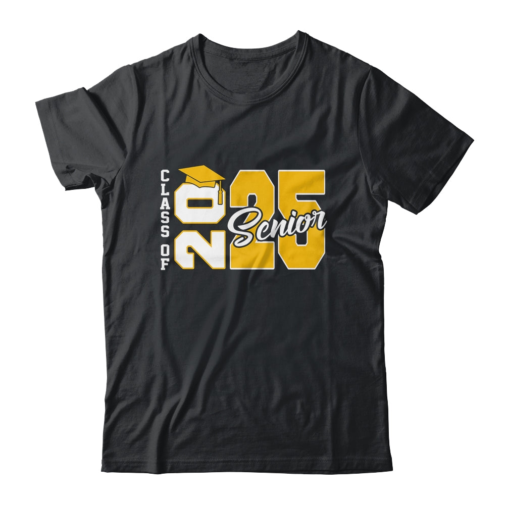 Class Of 2025 Senior 2025 Graduation 2025 Back To School Yellow Shirt & Hoodie | teecentury