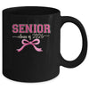 Class Of 2026 Pink Coquette Bow Cap Senior 2026 Graduation Mug | teecentury