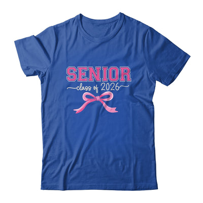 Class Of 2026 Pink Coquette Bow Cap Senior 2026 Graduation Shirt & Hoodie | teecentury