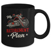 Classic Retired Motorcycle Biker My Retirement Plan Grandpa Mug | teecentury