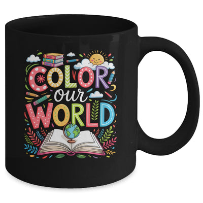 Color Our World Book Reading Program 2025 Summer Reading Mug | teecentury