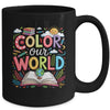 Color Our World Book Reading Program 2025 Summer Reading Mug | teecentury