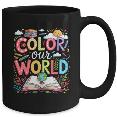 Color Our World Book Reading Program 2025 Summer Reading Mug | teecentury