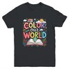Color Our World Book Reading Program 2025 Summer Reading Youth Shirt | teecentury