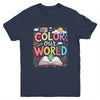 Color Our World Book Reading Program 2025 Summer Reading Youth Shirt | teecentury