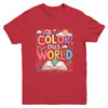 Color Our World Book Reading Program 2025 Summer Reading Youth Shirt | teecentury